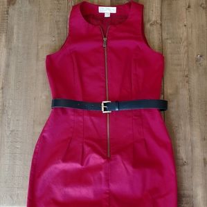 Deep red Michael Kors dress